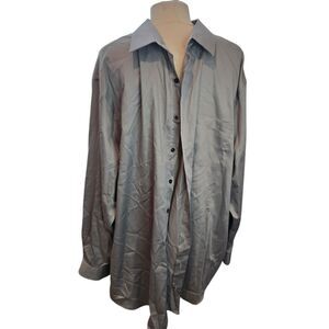 SYNRGY MEN'S SHIRT SIZE: 19 (35-36) gray